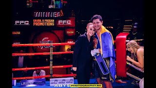 Prodanca și Ronald Gavril au sărbătorit cu lăutari după ce boxerul a câștigat titlul mondial WBF [upl. by Soirtimid566]