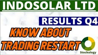 Indosolar Ltd share latest news Indosolar Ltd share q4 result about indosolar trading [upl. by Minardi963]