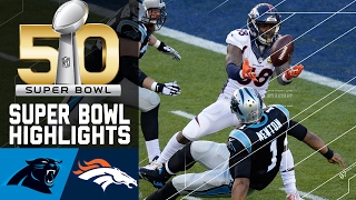 Super Bowl 50 Highlights  Panthers vs Broncos  NFL [upl. by Anaul]