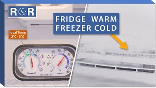 Fridge Warm but Freezer Cold Troubleshooting Guide  Repair amp Replace [upl. by Cathee]