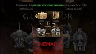 Cinemark Gladiator 2 Merchandise popcorn movies merchandise popcornbucket gladiator2 [upl. by Gabel]