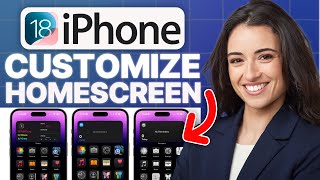 How To Customise your iPhone Home Screen iPhone iOS 18 [upl. by Aibsel]