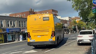 MTA Bus Co 2022 Prevost X345 1514 on the BM4 to Gerritsen Beach departing Church AvOcean Pkwy [upl. by Eimam]