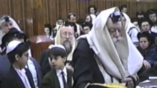 The Lubavitcher Rebbe Shacharit at 770  Rare Film  First time on web [upl. by Nwahsear]