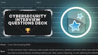 🔐📚 Mastering Cybersecurity Anki Deck Cibersecurity Basic Questions [upl. by Dorise]