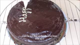 moist chocolate cake recipe with chocolate ganache recipe [upl. by Acisset]