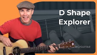 Turn a simple D Chord in something AWESOME  Guitar Lesson [upl. by Nivets]