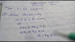 Operation research unit1 Graphical methodNo solution BBA BCA B SCC S Maths IT  tamil [upl. by Eolc]