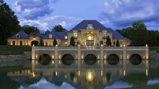 INSIDE A MASSIVE 4M Kentucky French Chateau Mansion  15000 SF  Northern Kentucky [upl. by Stichter]