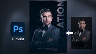 Magazine Cover Design Photoshop Tutorial [upl. by Eiduj]