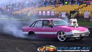 LOO5E BURNOUTS AT BRASHERNATS SYDNEY 2015 [upl. by Neelie]