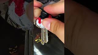 Extremely compact keychain 🔑​🔥​ asmr keysmart keychain keyorganizer lifehack shorts [upl. by Ahsilla]