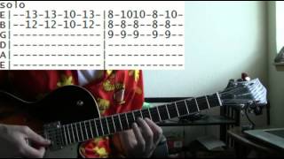 B52s Love Shack Guitar Lesson with Chords and TAB Tutorial [upl. by Aerdma]