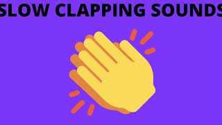 Slow clapping sounds 1 hour [upl. by Eytteb72]