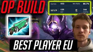 This NEW Kennen Build is OP ft BEST PLAYER EU SERVER 81 WINRATE CHALLENGER in Wild Rift [upl. by Nolubez]