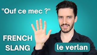 🇫🇷 Apprendre le FRANÇAIS en 3 minutes  5 mots dargot  Spécial VERLAN [upl. by Alaehs817]