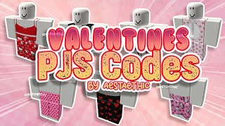 POPULAR VALENTINES Day PAJAMA PJS CODES Bloxburg amp Berry Avenue PT1 roblox valentine brookhaven [upl. by Neelyaj]