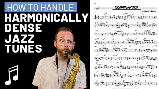 How To Handle Harmonically DENSE Jazz Tunes [upl. by Richers921]