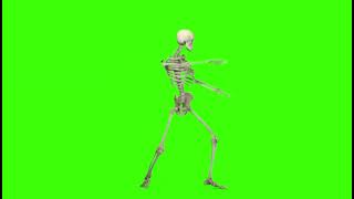 FX Guru Dancing Skeleton On Green Screen [upl. by Ise]