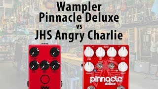 JHS Angry Charlie v3 vs Wampler Pinnacle Deluxe v2 Overdrive Comparison [upl. by Islek]