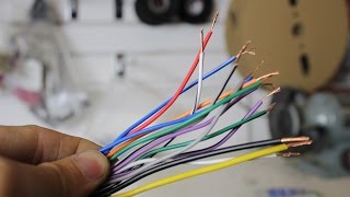 Wiring harness colours explained for a stereo The 12Volters [upl. by Ynnej]