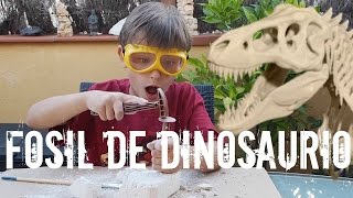 DESCUBRIENDO UN FOSIL DE DINOSAURIO Arqueojugando [upl. by Trev]