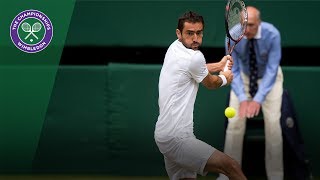 Marin Cilic v Sam Querrey highlights  Wimbledon 2017 semifinal [upl. by Aleta]