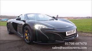 Mclaren 650S Spider for sale  Austin Owen Specialist Cars [upl. by Reyam]