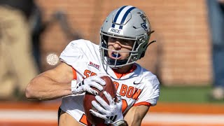 Washington Commanders WR Luke McCaffrey  Senior Bowl Highlights [upl. by Ezara]