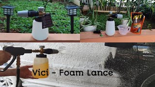 Foam Lance  Vici  Review amp Test performa [upl. by Carlick]