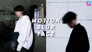 How to edit aesthetic motion blur face  Picsart Tutorial [upl. by Darn]