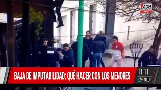 ⚠️ DELINCUENCIA JUVENIL DEBATE POR LA BAJA DE IMPUTABILIDAD pasaría de 16 a 13 AÑOS [upl. by Cassie320]