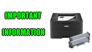 Review Brother HL L2460DW XL Wireless Compact Monochrome Laser Printer with Duplex Important Inf [upl. by Tigges]