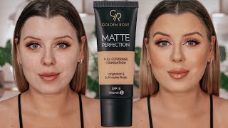 GOLDEN ROSE MATTE PERFECTION  PIERWSZE WRAŻENIE [upl. by Eralcyram]