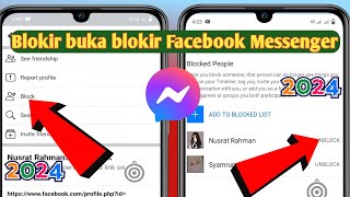 Cara Membuka Blokir Seseorang Facebook Messenger  Buka Blokir Orang di Messenger [upl. by Orman]