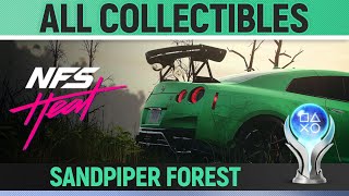 Need for Speed Heat  All Collectibles  Sandpiper Forest 🏆  Locations Guide [upl. by Annenn224]