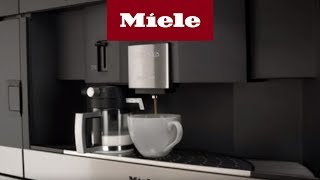 EinbauKaffeevollautomat Cappuccinatore für perfekten Milchschaum  Miele [upl. by Clevey623]