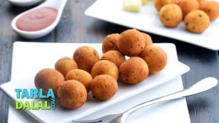 Cheese Balls Veg Starter Recipe by Tarla Dalal [upl. by Annodal]