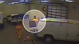 Footage revealed of chilling deadly inmate escape in Iowa [upl. by Hafeetal]