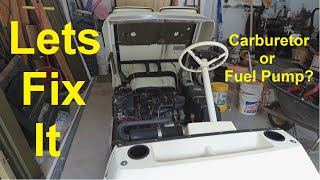 Is it the Carburetor or Fuel Pump  Golf Cart Wont Run or Runs Poorly  How to Fix [upl. by Giza]