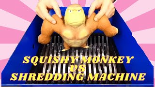 Squishy Monkey vs Shredding Machine 🙊🙈🙉 [upl. by Eeramit234]