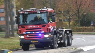 Opkomst en Uitruk  HA komt met spoed terug Brandweer Leusden en Ambulances met spoed [upl. by Anma]