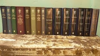 Edições Britânicas de luxo dos livros de Tolkien Introdução [upl. by Sherie948]