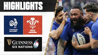 HIGHLIGHTS  France v Wales  2023 Guinness Six Nations [upl. by Rafaj]