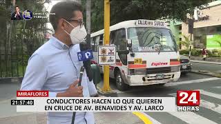 Lucho Cáceres explota contra conductor de bus que ocasionó tráfico en Miraflores [upl. by Serafine284]