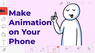 How to make Animation on mobile for beginners [upl. by Loss]