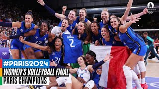 Womens Volleyball Final 🏐  Paris Champions [upl. by Yetnruoc]