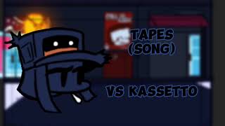 tapes song VS KASSETTO canceled mod FNF [upl. by Eytak]