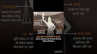 Supreme Court ne change ki nyay ki devi ki murtiytshortsyoutubeshortstrandingnewsshortsvideo [upl. by Munroe467]