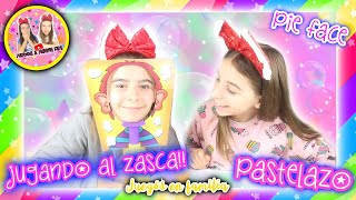 quotJugando al PIE FACE Zasca Pastelazo🎂 Juegos en familia ❤️SALE MAL Ainhoa amp Naiara Kidsquot [upl. by Nalad947]